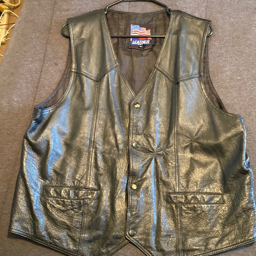 United States NAVY motorcycle vest